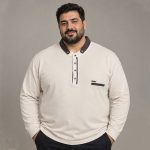 بلوز یقه دیپلمات چهار دکمه جنس پنبه برند bobtex