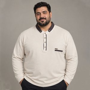 بلوز یقه دیپلمات چهار دکمه جنس پنبه برند bobtex