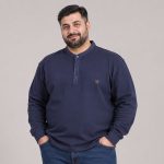 بلوز یقه دیپلمات سه دکمه جنس پنبه برند bobtex