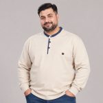بلوز یقه دیپلمات سه دکمه جنس پنبه برند bobtex