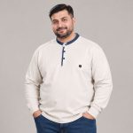 بلوز یقه دیپلمات سه دکمه جنس پنبه برند bobtex