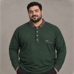 بلوز یقه دیپلمات چهار دکمه جنس پنبه برند bobtex