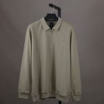 بلوز یقه دار نیم زیپ